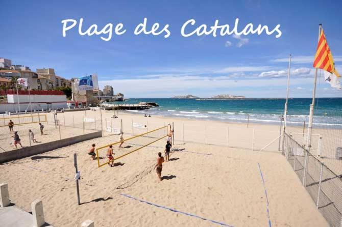 T2 Plage Catalans-Vieux Port Apartment Marseille Luaran gambar